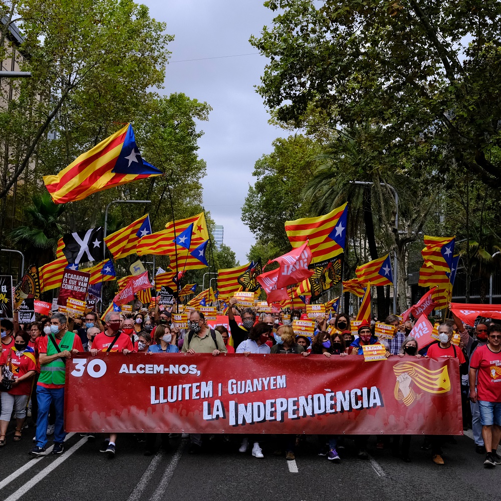 Independence movement in Barcelona, Catalonia
