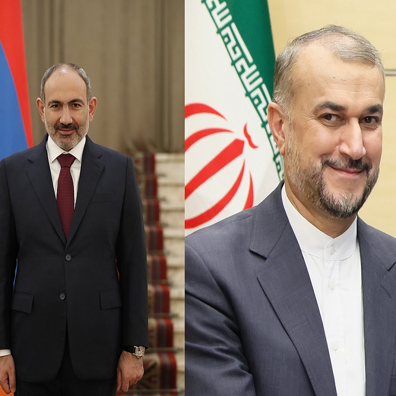 Armenian Prime Minister and Iranian Foreign Minister